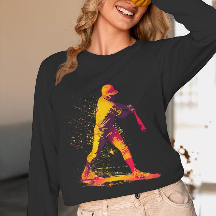 Baseball Player Unisex Long Sleeve T-Shirt Baseball Player Unisex Long Sleeve T-Shirt