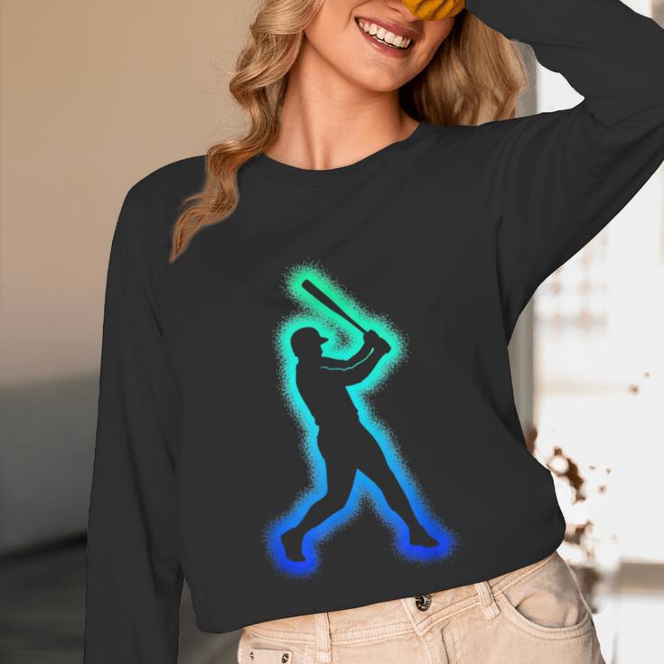Baseball Player Graphic Unisex Long Sleeve T-Shirt Baseball Player Graphic Unisex Long Sleeve T-Shirt
