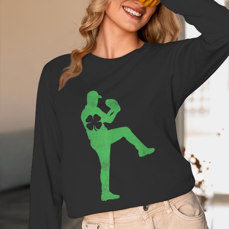 Baseball Shamrock St Patrick's Day Saint Paddy's Unisex Long Sleeve T-Shirt Baseball Shamrock St Patrick's Day Saint Paddy's Unisex Long Sleeve T-Shirt