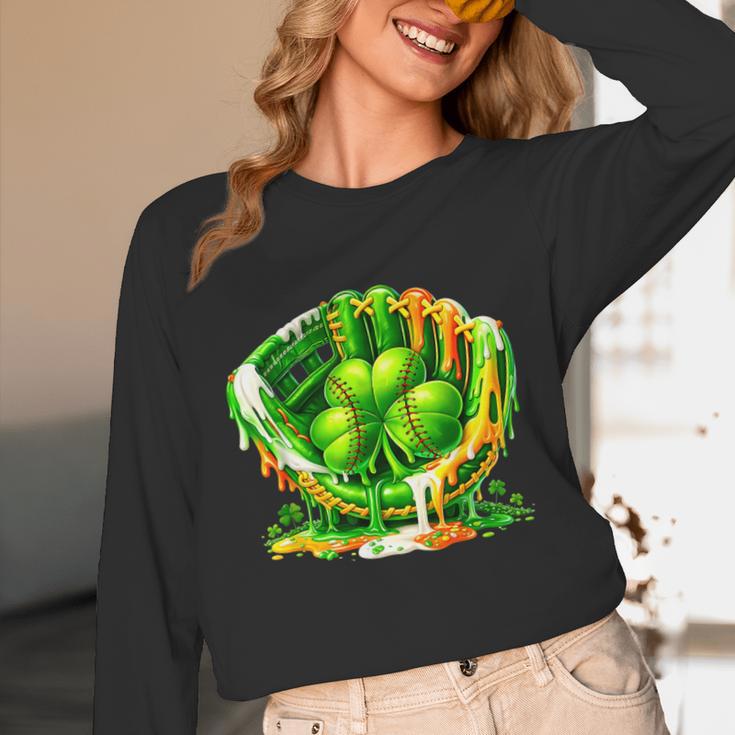 Baseball St Patricks Day Carnival Party Ice Cream Drip Boys Unisex Long Sleeve T-Shirt Baseball St Patricks Day Carnival Party Ice Cream Drip Boys Unisex Long Sleeve T-Shirt