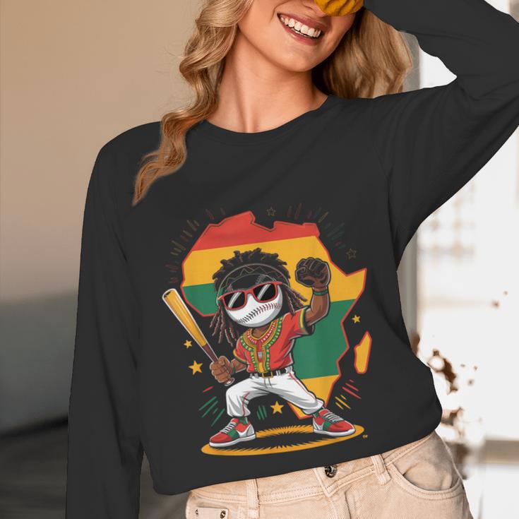 Baseball History Month For Boys Unisex Long Sleeve T-Shirt