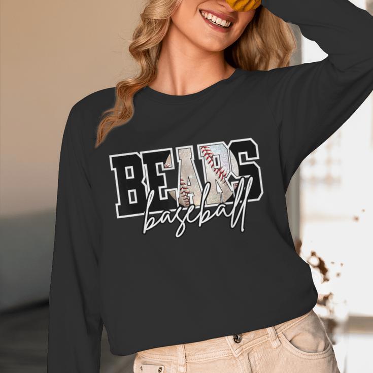 Bears Baseball Mom Game Day School Spirit Bear Pride Unisex Long Sleeve T-Shirt Bears Baseball Mom Game Day School Spirit Bear Pride Unisex Long Sleeve T-Shirt