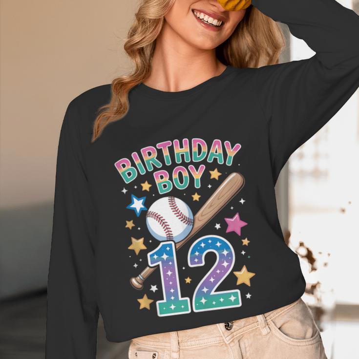 Birthday Boy 12th Birthday Baseball Unisex Long Sleeve T-Shirt Birthday Boy 12th Birthday Baseball Unisex Long Sleeve T-Shirt