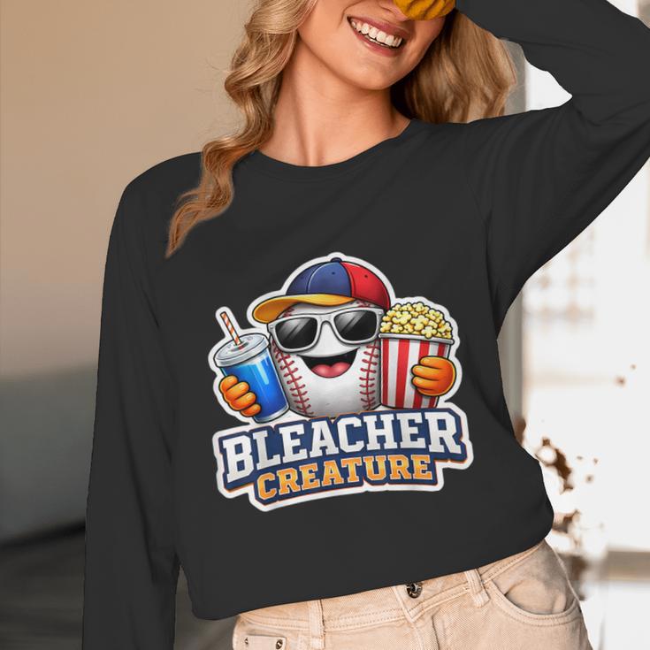 Bleacher Creature Baseball Fan Supporter Game Day Ball Unisex Long Sleeve T-Shirt