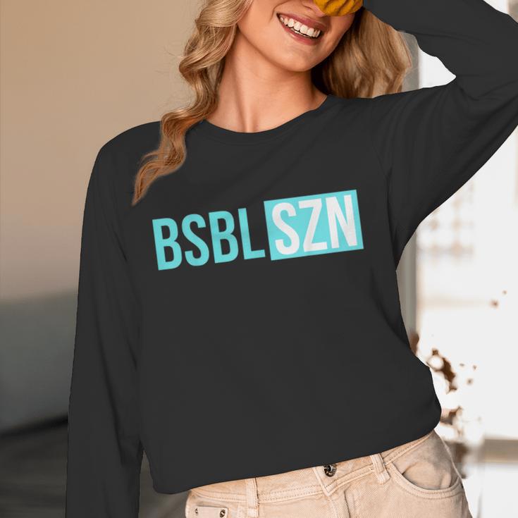 BSBL SZN Baseball Season Game Day Boys Girls Youth Unisex Long Sleeve T-Shirt BSBL SZN Baseball Season Game Day Boys Girls Youth Unisex Long Sleeve T-Shirt