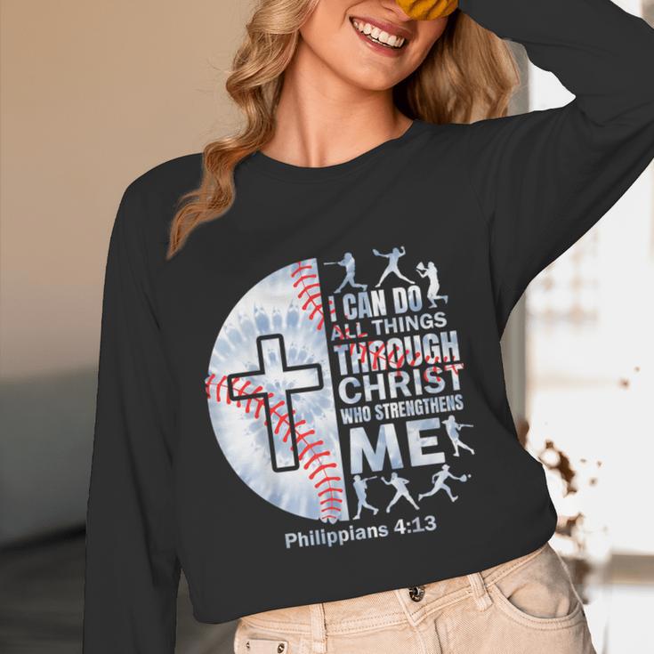 Christian Baseball Men Boy Player Team Religious Philippians Unisex Long Sleeve T-Shirt Christian Baseball Men Boy Player Team Religious Philippians Unisex Long Sleeve T-Shirt