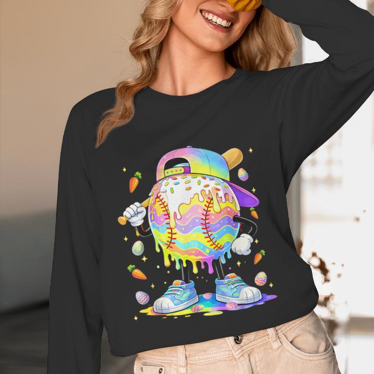 Cute Easter Baseball Ice Cream Boys Girls Kids Unisex Long Sleeve T-Shirt Cute Easter Baseball Ice Cream Boys Girls Kids Unisex Long Sleeve T-Shirt