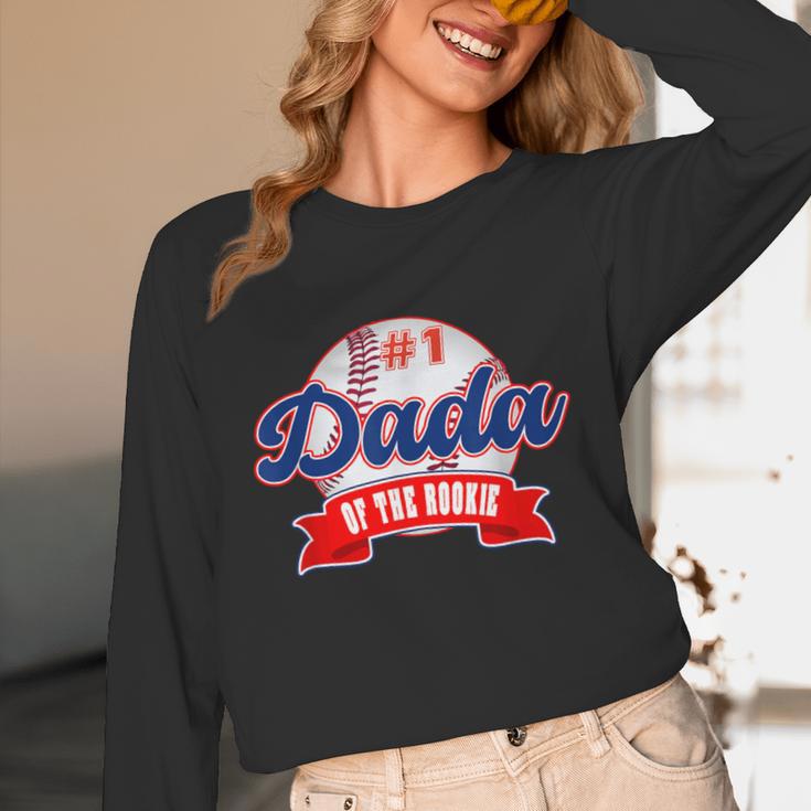 Dada Rookie Of Year 1st Birthday Baseball Theme Matching Unisex Long Sleeve T-Shirt Dada Rookie Of Year 1st Birthday Baseball Theme Matching Unisex Long Sleeve T-Shirt