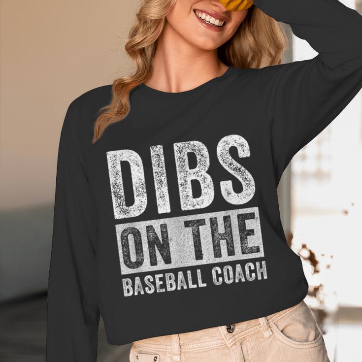 Dibs On The Baseball Coach Wife Girlfriend Unisex Long Sleeve T-Shirt Dibs On The Baseball Coach Wife Girlfriend Unisex Long Sleeve T-Shirt