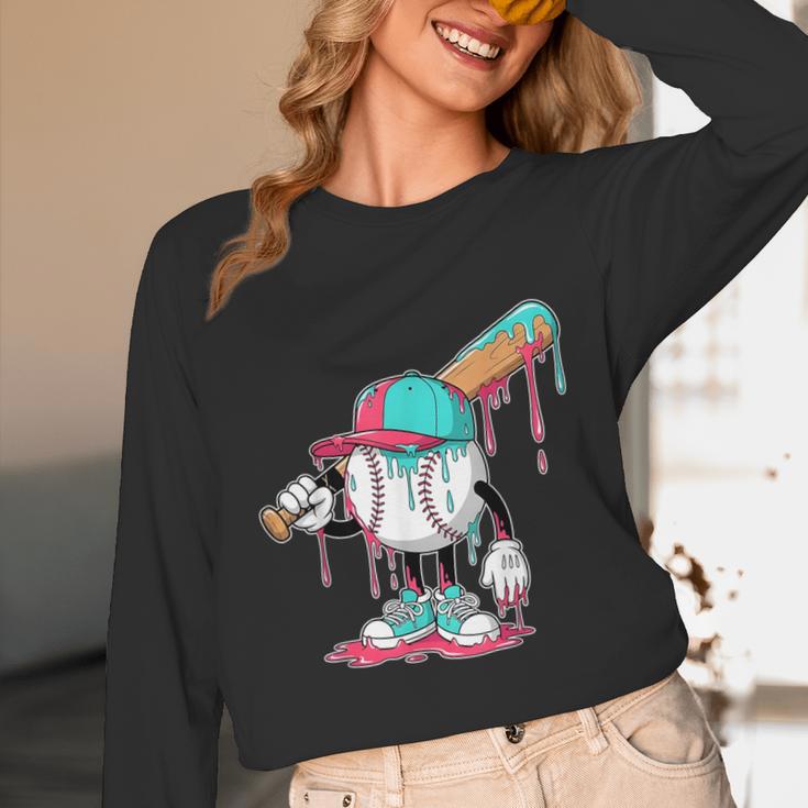 Drip Baseball For Boys Ice Cream Drip Youth Boys Sprinkles Unisex Long Sleeve T-Shirt Drip Baseball For Boys Ice Cream Drip Youth Boys Sprinkles Unisex Long Sleeve T-Shirt