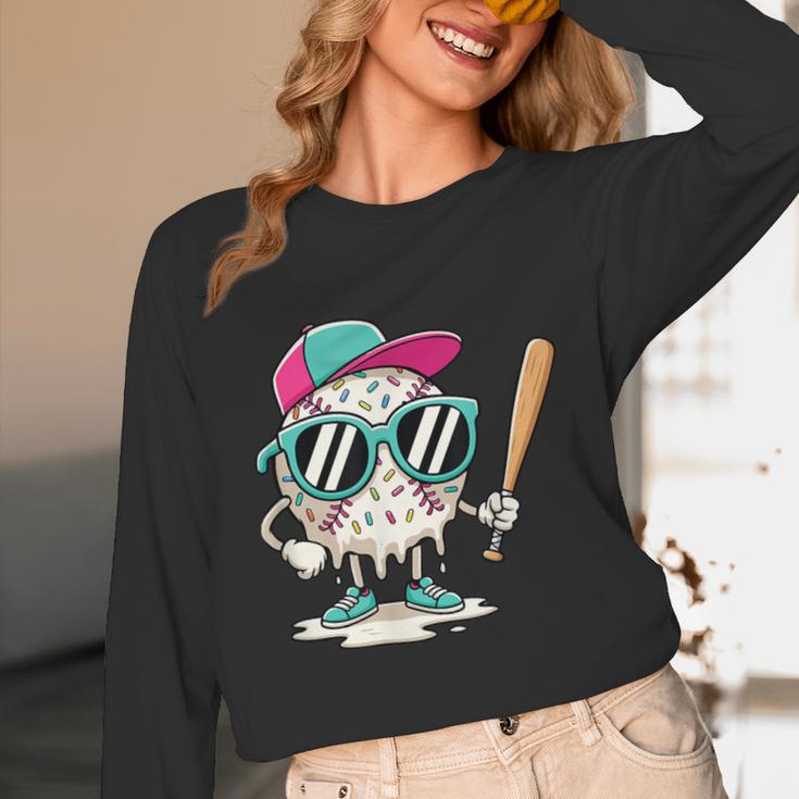 Dripping Baseball Baseball Lover Player Baseballer Unisex Long Sleeve T-Shirt Dripping Baseball Baseball Lover Player Baseballer Unisex Long Sleeve T-Shirt