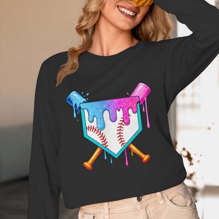 Dripping Baseball Pocket Respect The Drip Boys Baseball Unisex Long Sleeve T-Shirt
