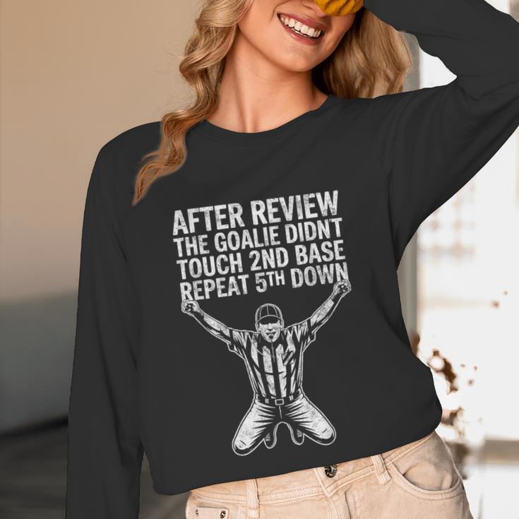 Football Baseball Soccer Referee Joke Tee Football Fan Unisex Long Sleeve T-Shirt Football Baseball Soccer Referee Joke Tee Football Fan Unisex Long Sleeve T-Shirt