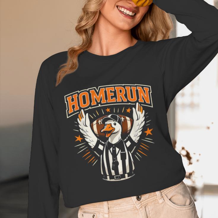 Football Referee Touchdown Baseball Homerun Goose Unisex Long Sleeve T-Shirt Football Referee Touchdown Baseball Homerun Goose Unisex Long Sleeve T-Shirt