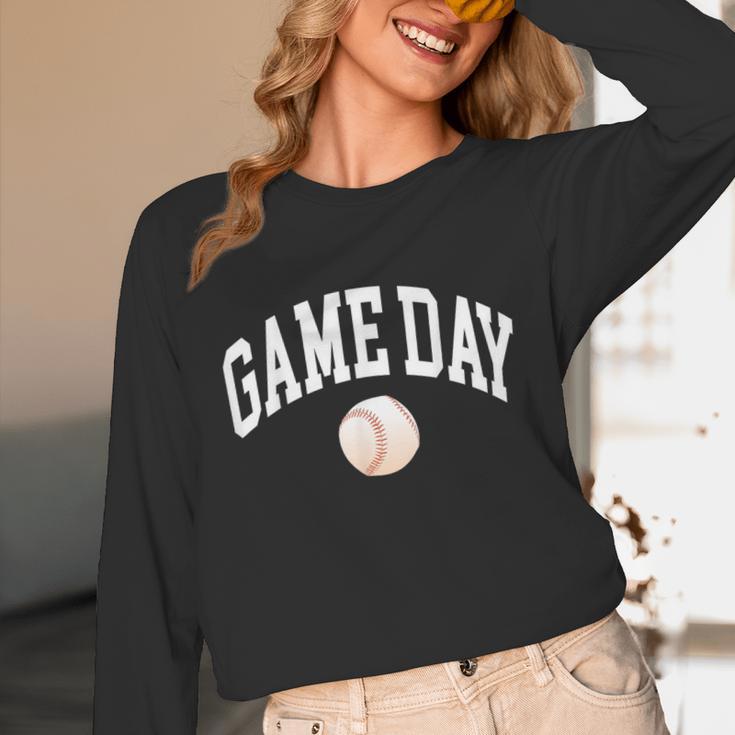 Game Day Baseball Player And Fan Graphic Unisex Long Sleeve T-Shirt
