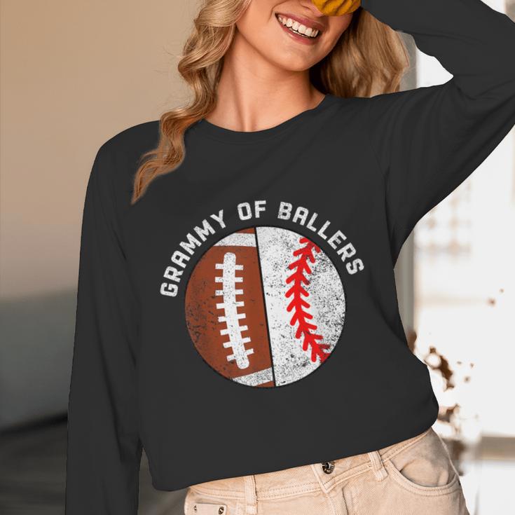 Grammy Of Ballers Football Baseball Grandma Grammy Unisex Long Sleeve T-Shirt Grammy Of Ballers Football Baseball Grandma Grammy Unisex Long Sleeve T-Shirt