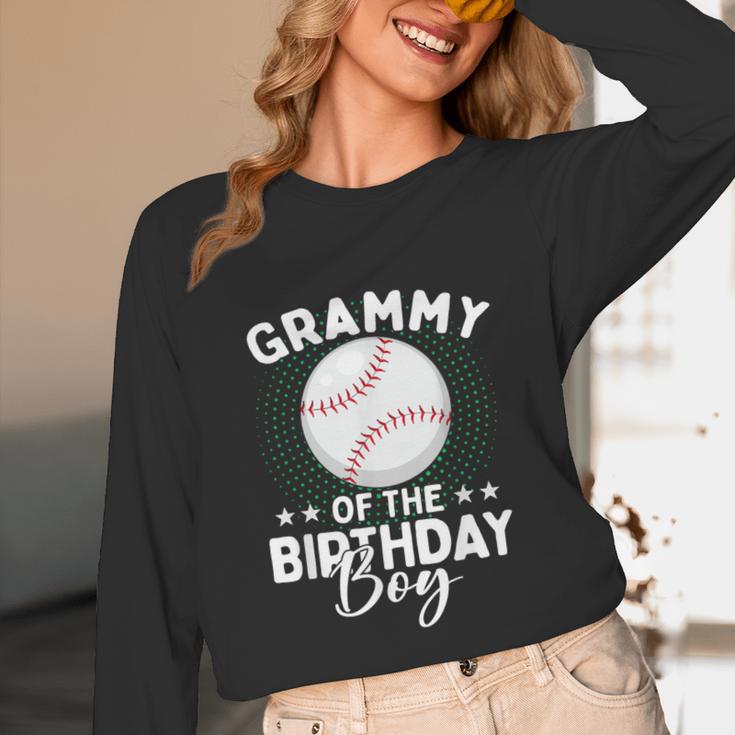Grammy Of The Birthday Boy Baseball Player Birthday Unisex Long Sleeve T-Shirt Grammy Of The Birthday Boy Baseball Player Birthday Unisex Long Sleeve T-Shirt