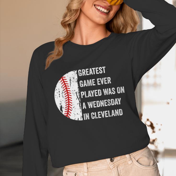 Greatest Game Ever Played Was In Cleveland 2016 Baseball Unisex Long Sleeve T-Shirt Greatest Game Ever Played Was In Cleveland 2016 Baseball Unisex Long Sleeve T-Shirt