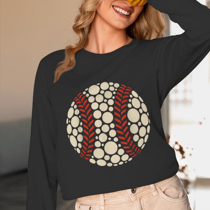 Happy Dot Day Baseball Colorful Polka Dots Boy And Youth Unisex Long Sleeve T-Shirt Happy Dot Day Baseball Colorful Polka Dots Boy And Youth Unisex Long Sleeve T-Shirt