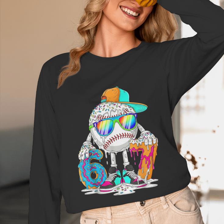 HUGvyn 6 7 Baseball Number Kid Drip Ice Cream Six Seven Meme Unisex Long Sleeve T-Shirt HUGvyn 6 7 Baseball Number Kid Drip Ice Cream Six Seven Meme Unisex Long Sleeve T-Shirt