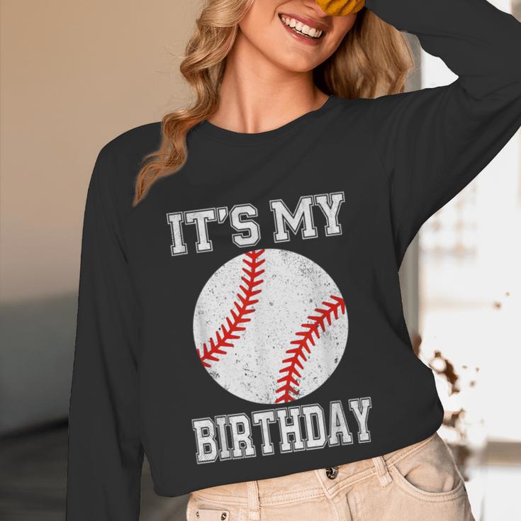 It’s My Birthday Baseball Vintage Style Unisex Long Sleeve T-Shirt It’s My Birthday Baseball Vintage Style Unisex Long Sleeve T-Shirt
