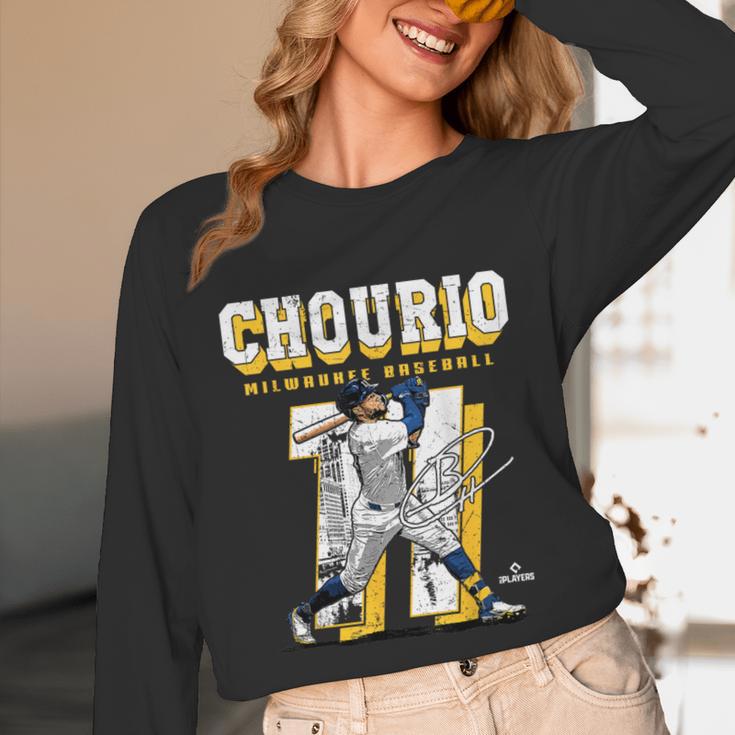 Jackson Chourio Milwaukee MLB Baseball Player MLBJCH201M Unisex Long Sleeve T-Shirt