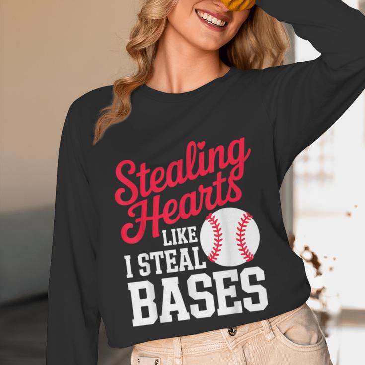 Kids Stealing Hearts Cute Baseball Boys Unisex Long Sleeve T-Shirt Kids Stealing Hearts Cute Baseball Boys Unisex Long Sleeve T-Shirt