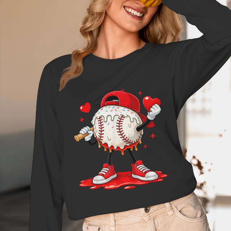 Kids Valentine Baseball Boys Valentines Day Tee Unisex Long Sleeve T-Shirt Kids Valentine Baseball Boys Valentines Day Tee Unisex Long Sleeve T-Shirt