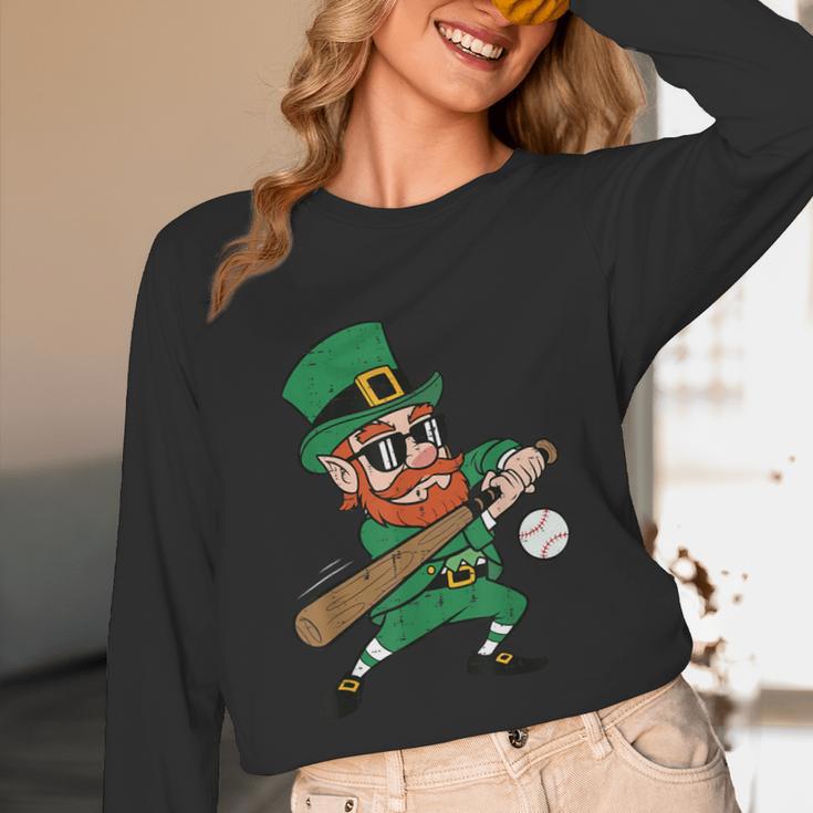 Leprechaun Baseball St Patricks Day Saint Pattys Men Boys Unisex Long Sleeve T-Shirt Leprechaun Baseball St Patricks Day Saint Pattys Men Boys Unisex Long Sleeve T-Shirt