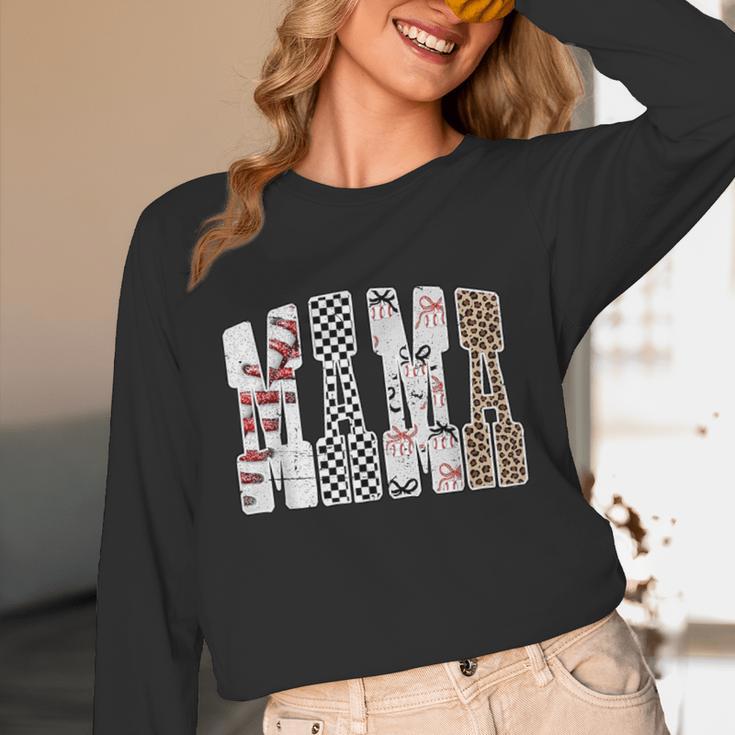 Mama Baseball Season Happy Game Day Trendy Sports Mom Unisex Long Sleeve T-Shirt Mama Baseball Season Happy Game Day Trendy Sports Mom Unisex Long Sleeve T-Shirt