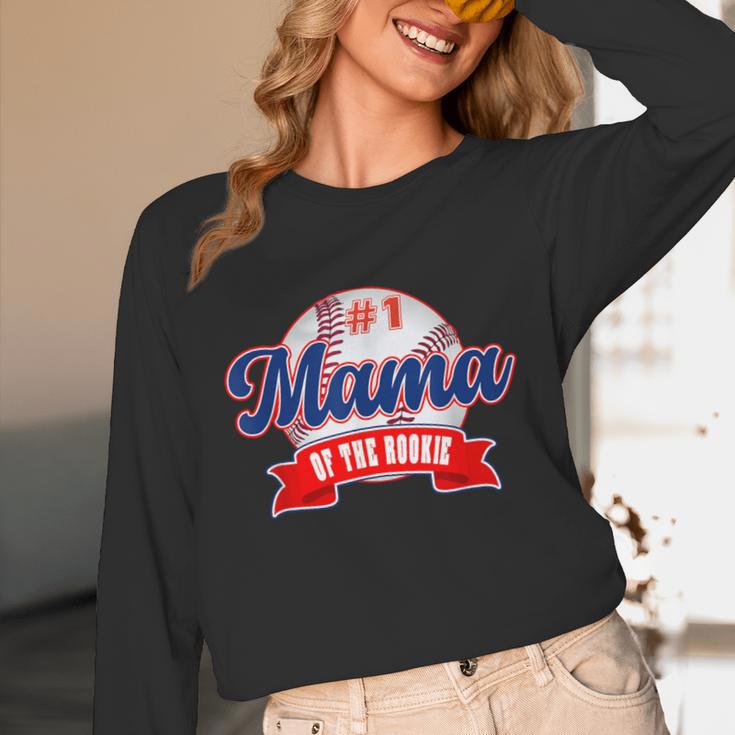Mama Rookie Of Year 1st Birthday Baseball Theme Matching Unisex Long Sleeve T-Shirt