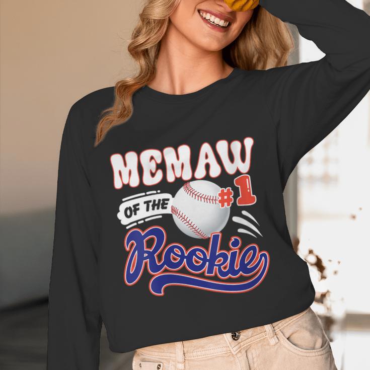 Memaw Rookie Of Year 1st Birthday Baseball Theme Matching Unisex Long Sleeve T-Shirt