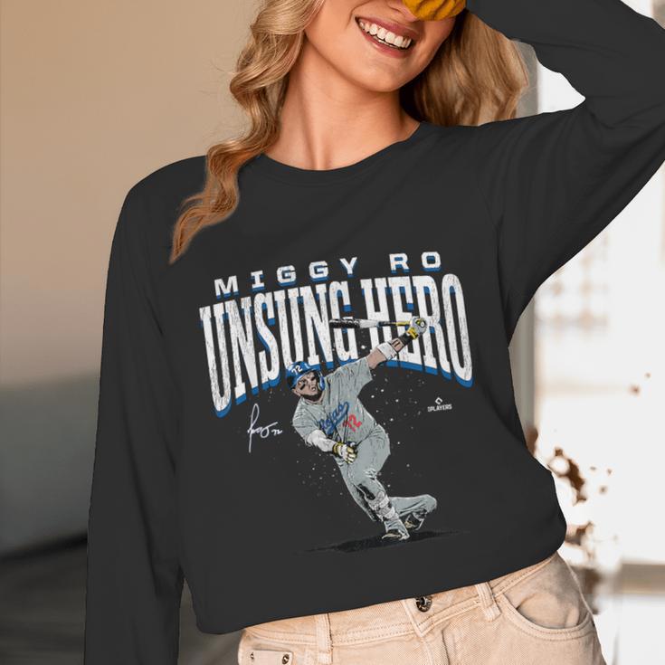 Miguel Rojas Unsung Hero Los Angeles Baseball MLBPA Unisex Long Sleeve T-Shirt Miguel Rojas Unsung Hero Los Angeles Baseball MLBPA Unisex Long Sleeve T-Shirt