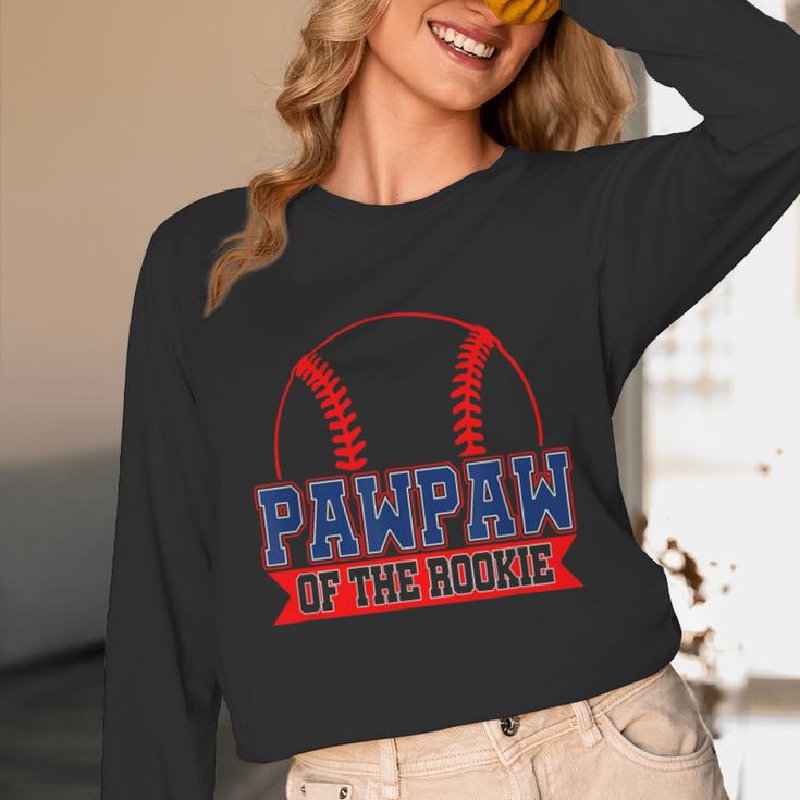 Pawpaw Rookie Of Year 1st Birthday Baseball Theme Matching Unisex Long Sleeve T-Shirt Pawpaw Rookie Of Year 1st Birthday Baseball Theme Matching Unisex Long Sleeve T-Shirt