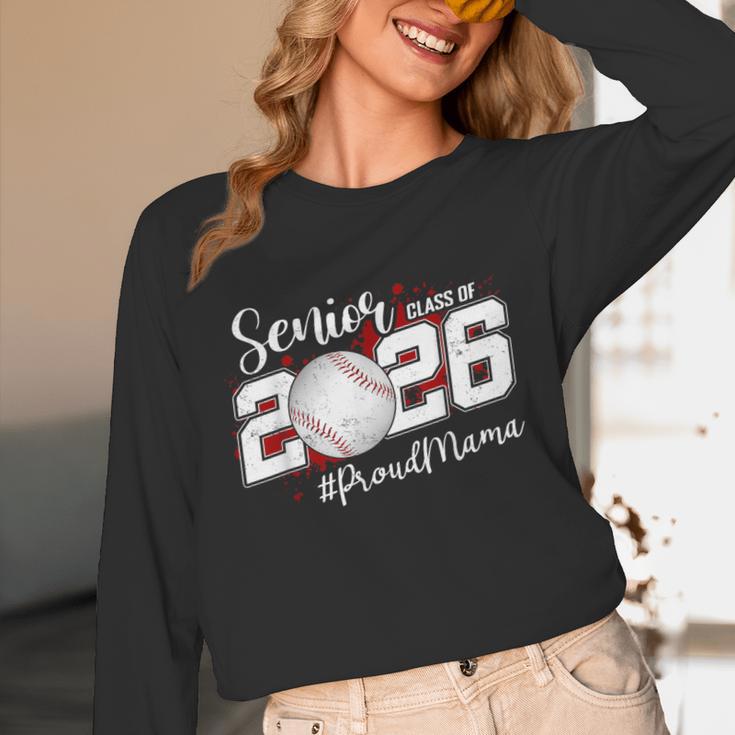 Proud Mama Of A 2026 Senior Baseball Graduation Mom Unisex Long Sleeve T-Shirt Proud Mama Of A 2026 Senior Baseball Graduation Mom Unisex Long Sleeve T-Shirt