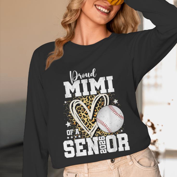 Proud Mimi Of A 2026 Senior Baseball Graduation Leopard Unisex Long Sleeve T-Shirt