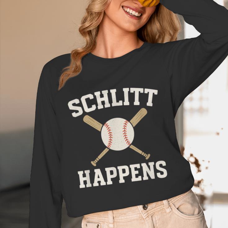 Schlitt Happens Baseball Apparel Love The Bronx Unisex Long Sleeve T-Shirt