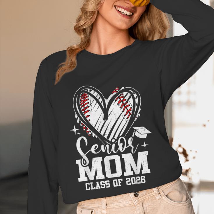 Senior Mom Class Of 2026 Baseball Graduation Heart Unisex Long Sleeve T-Shirt Senior Mom Class Of 2026 Baseball Graduation Heart Unisex Long Sleeve T-Shirt
