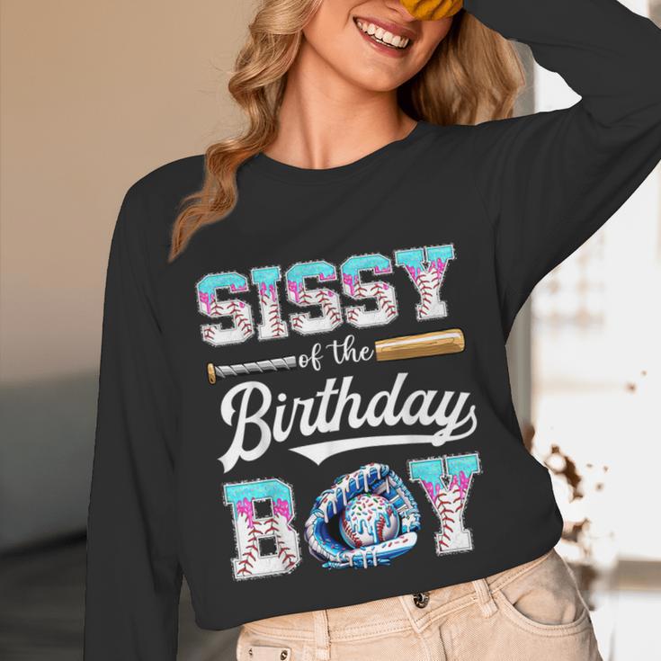 Sissy Of The Birthday Boy Baseball Ice Cream Drip Matching Unisex Long Sleeve T-Shirt Sissy Of The Birthday Boy Baseball Ice Cream Drip Matching Unisex Long Sleeve T-Shirt