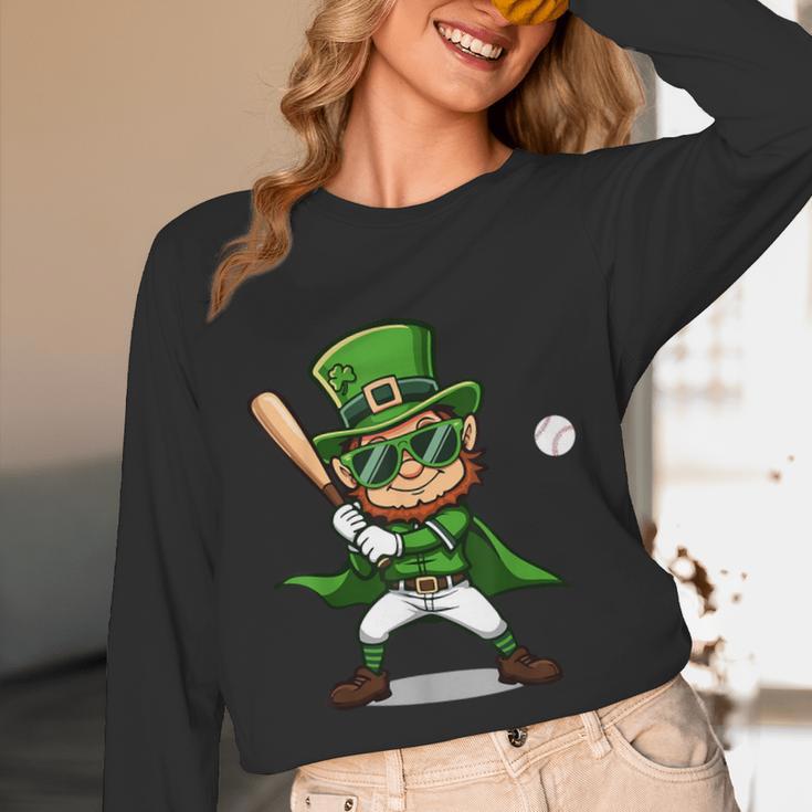St Patrick’s Day Leprechaun Baseball Irish Graphic Unisex Long Sleeve T-Shirt St Patrick’s Day Leprechaun Baseball Irish Graphic Unisex Long Sleeve T-Shirt
