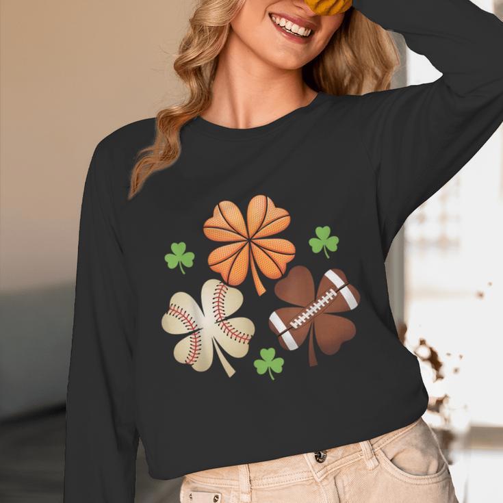 St Patricks Day Shamrock Basketball Baseball Irish Boys Men Unisex Long Sleeve T-Shirt St Patricks Day Shamrock Basketball Baseball Irish Boys Men Unisex Long Sleeve T-Shirt