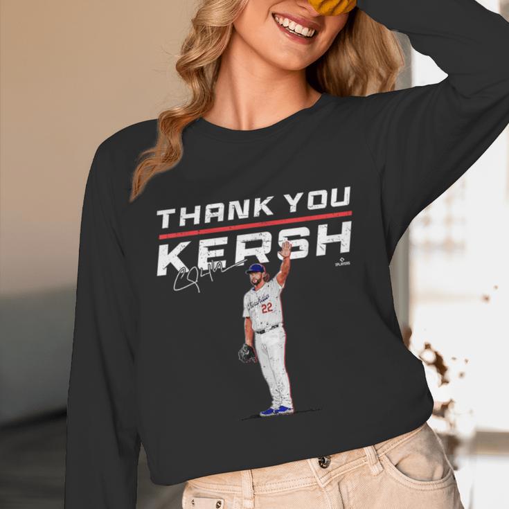 Thank You Kersh Clayton Kershaw Los Angeles Baseball MLBPA Unisex Long Sleeve T-Shirt