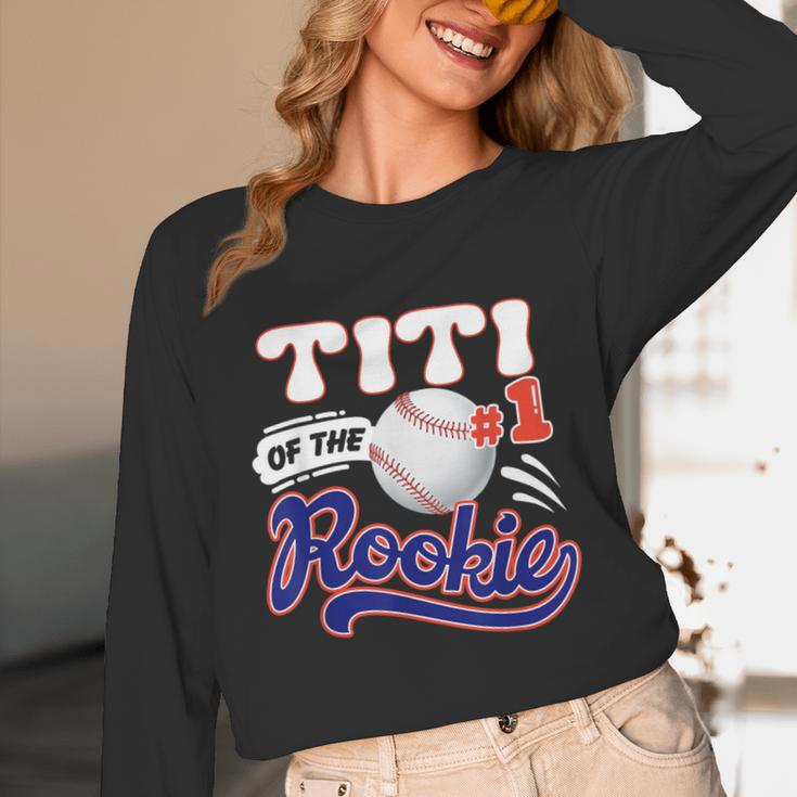 Titi Rookie Of Year 1st Birthday Baseball Theme Matching Unisex Long Sleeve T-Shirt Titi Rookie Of Year 1st Birthday Baseball Theme Matching Unisex Long Sleeve T-Shirt