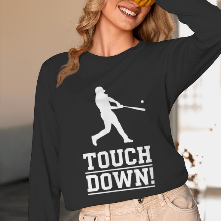 Touchdown Baseball Football Sports Unisex Long Sleeve T-Shirt