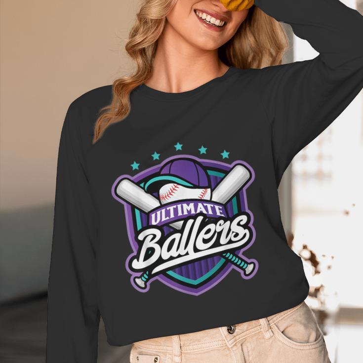 Ultimate Ballers Baseball Unisex Long Sleeve T-Shirt Ultimate Ballers Baseball Unisex Long Sleeve T-Shirt