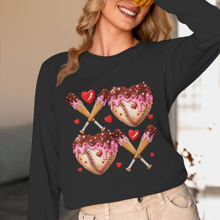 Valentines Day Drip Heart Baseball XOXO Boys Kids Men Sport Unisex Long Sleeve T-Shirt Valentines Day Drip Heart Baseball XOXO Boys Kids Men Sport Unisex Long Sleeve T-Shirt