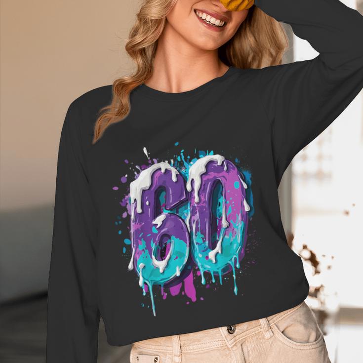 Vintage Baseball 60 Number Unisex Long Sleeve T-Shirt Vintage Baseball 60 Number Unisex Long Sleeve T-Shirt