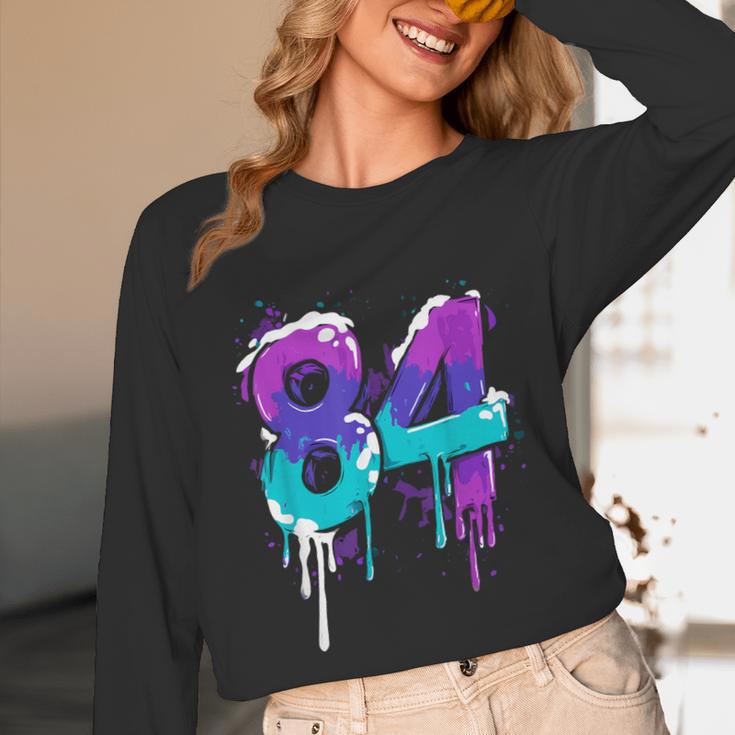Vintage Baseball 84 Number Unisex Long Sleeve T-Shirt Vintage Baseball 84 Number Unisex Long Sleeve T-Shirt