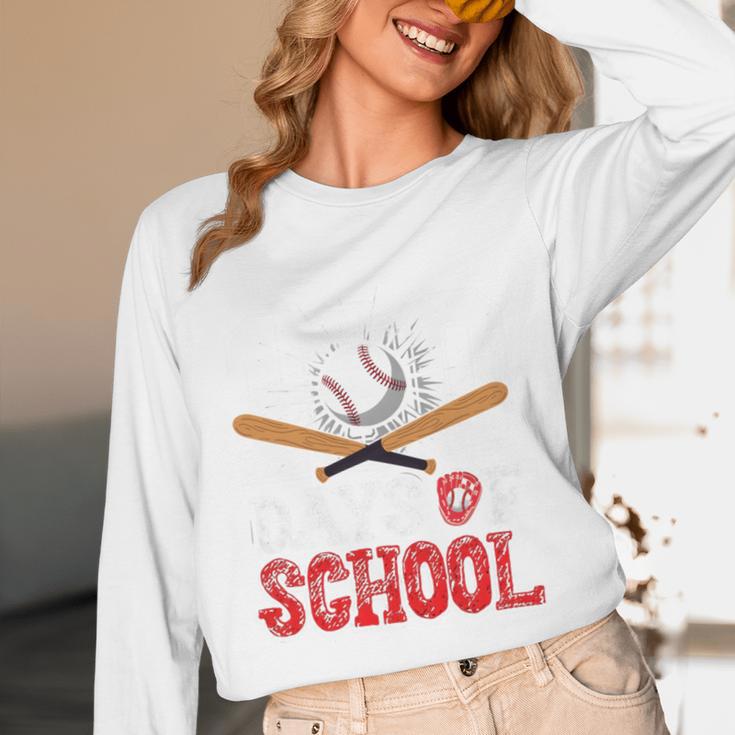 100 Days Of School Baseball 100 Days Smarter Boys Student Unisex Long Sleeve T-Shirt 100 Days Of School Baseball 100 Days Smarter Boys Student Unisex Long Sleeve T-Shirt