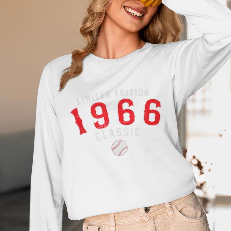 60 Year Old 1966 Classic Baseball 60th Birthday Unisex Long Sleeve T-Shirt 60 Year Old 1966 Classic Baseball 60th Birthday Unisex Long Sleeve T-Shirt